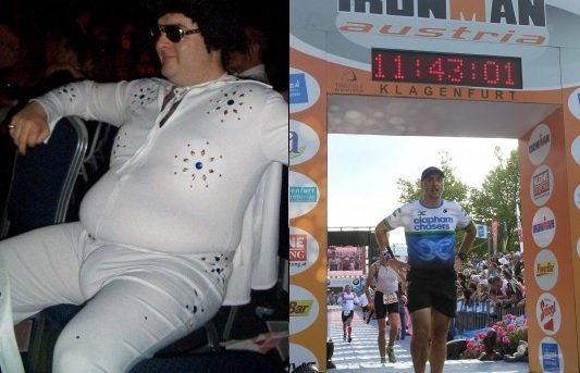 Triathlon saved my life - transformation picture