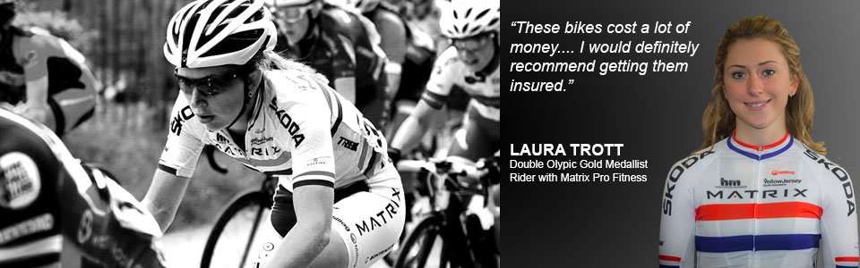 Laura Trott with Matrix Pro Cycling 