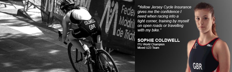 Triathlon Insurance Sophie Coldwell Banner