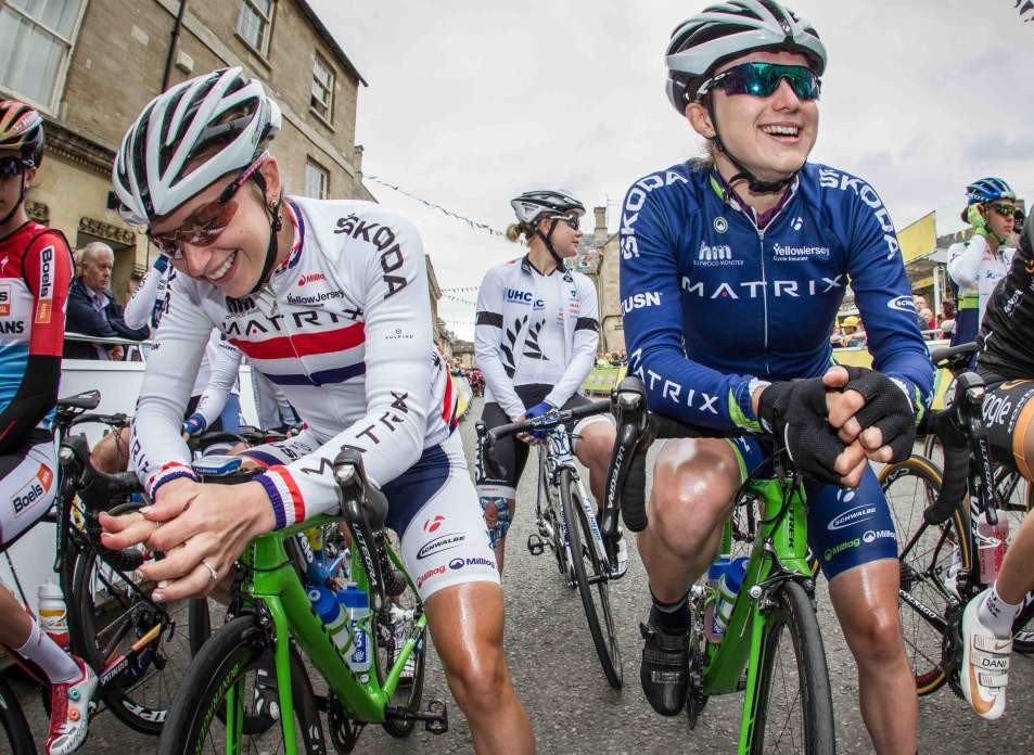 Matrix Pro Cycling, Laura Trott and Elinor Barker