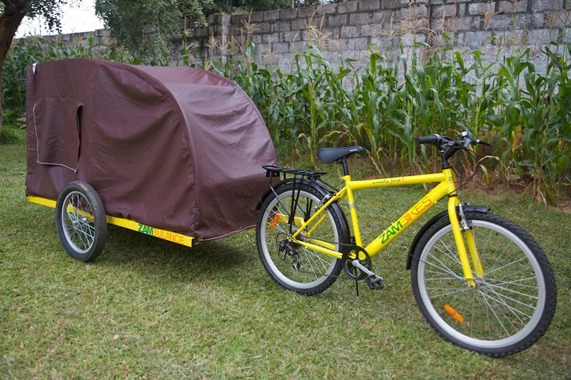 bamboo bicycle maker zambikes zambulance and bicycle