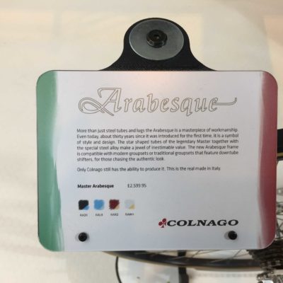 Cycle Show 2016 - Colnago Arabesque