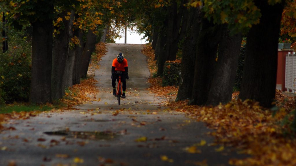 Early autumn cycling gear