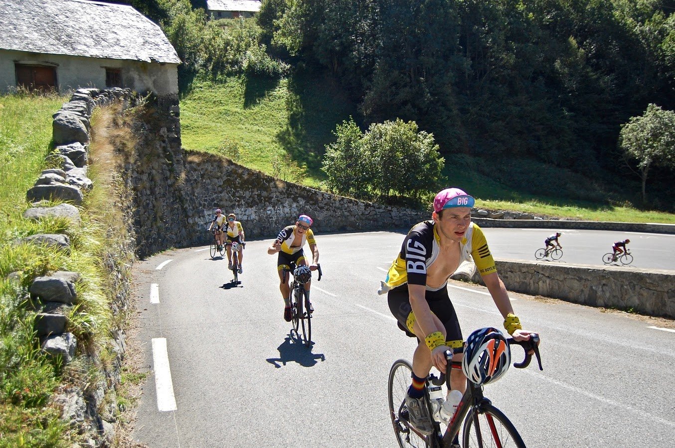 Big Boys Bicycle Club Pyreneese bicycle racing