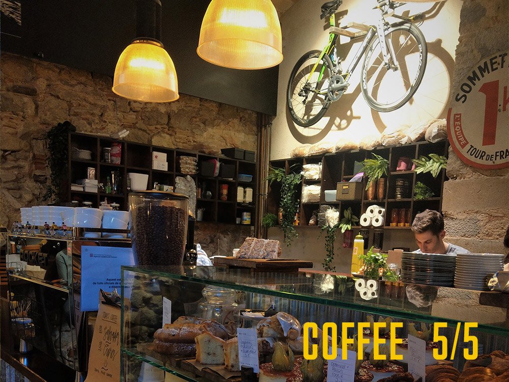 Cycling in Girona Bike coffee