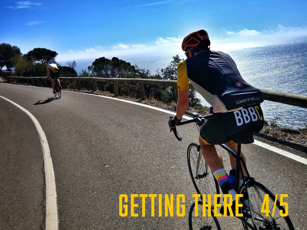 Cycling in Girona Bike getting there