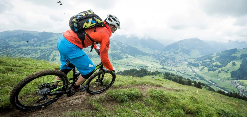 Mountain biking in Gstaad Switzerland