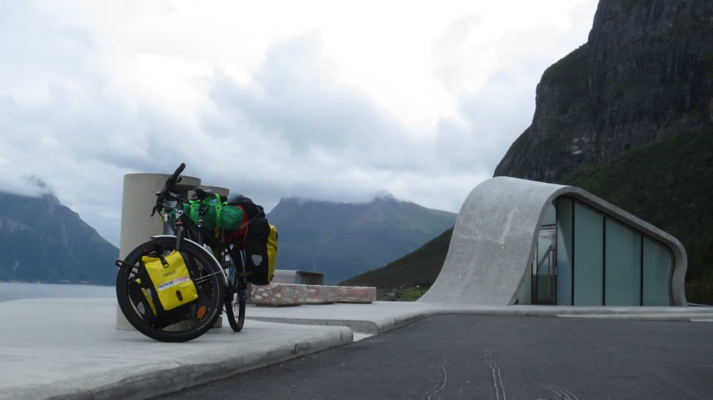 Cycling Norway Cycling rest place in Norway