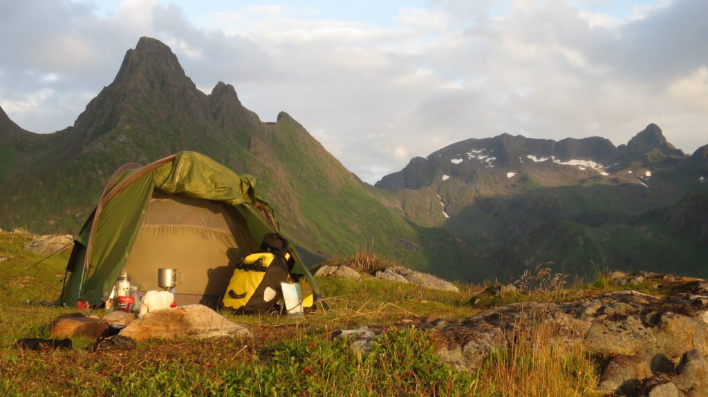 Cycling Norway Camping in Senja, Norway