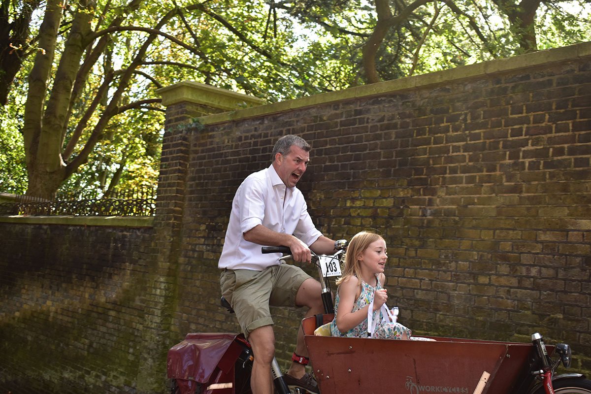 Urban hill climb Highgate 2018 cargobike