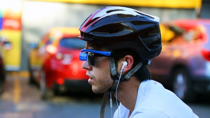 sehen cycling helmet mounted wing mirror - cycling crowdfunding campaign