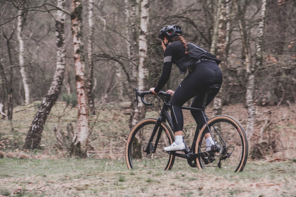 winter cycling - ride off road