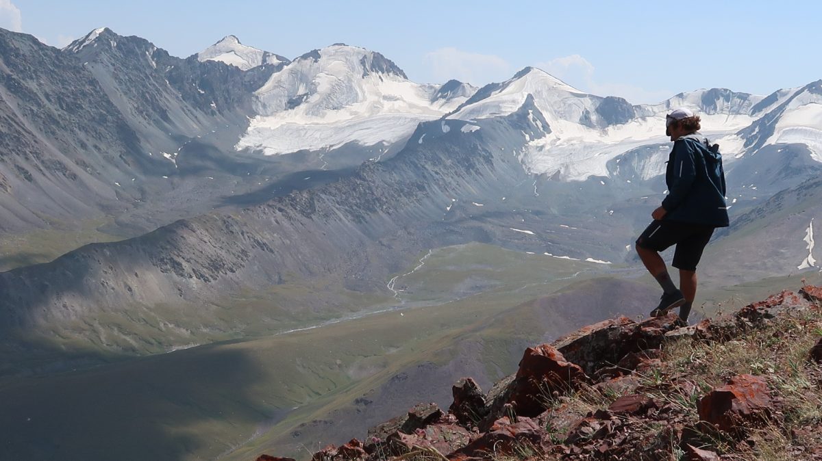 Kyrgyzstan mountain range 