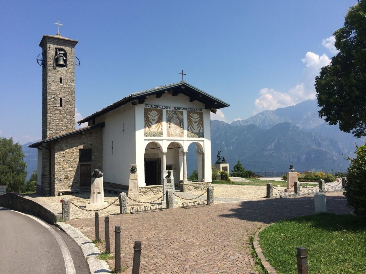 the Madonna del Ghisallo - cycling in italy