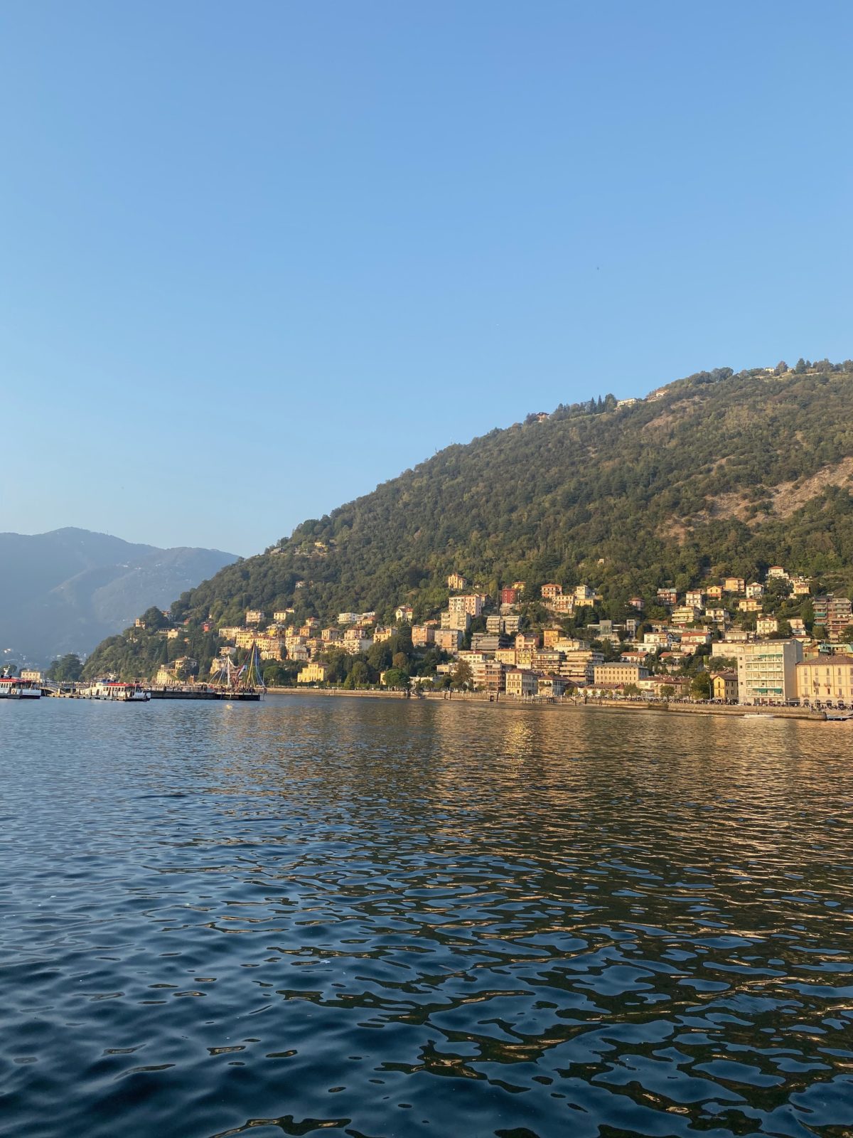 The lake road - cycling around lake como