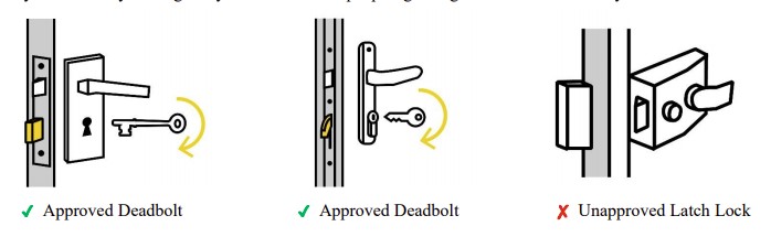 deadbolt for home insurance