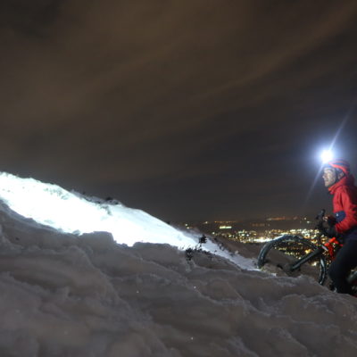 Cycling in the snow: Exploring a winter Scotland