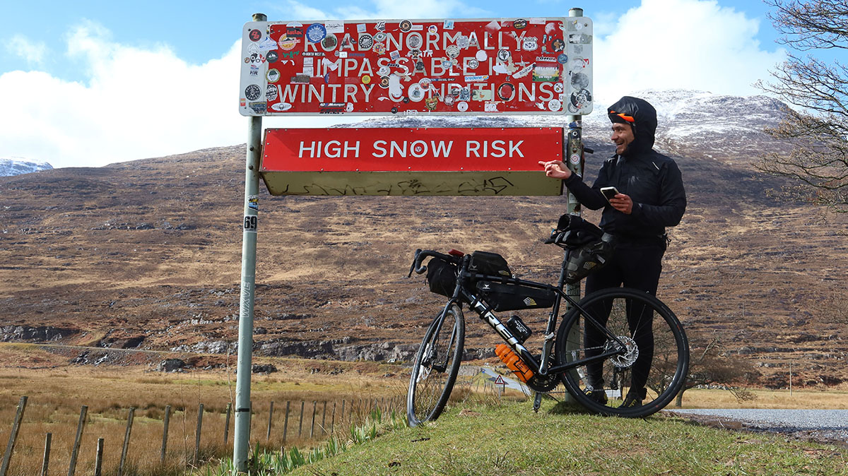 an alternative north coast 500 by bike cycling markus high snow risk