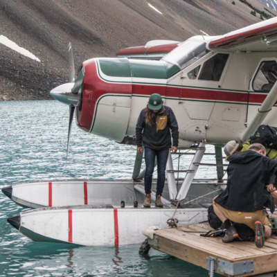 Leaving, on a Float Plane