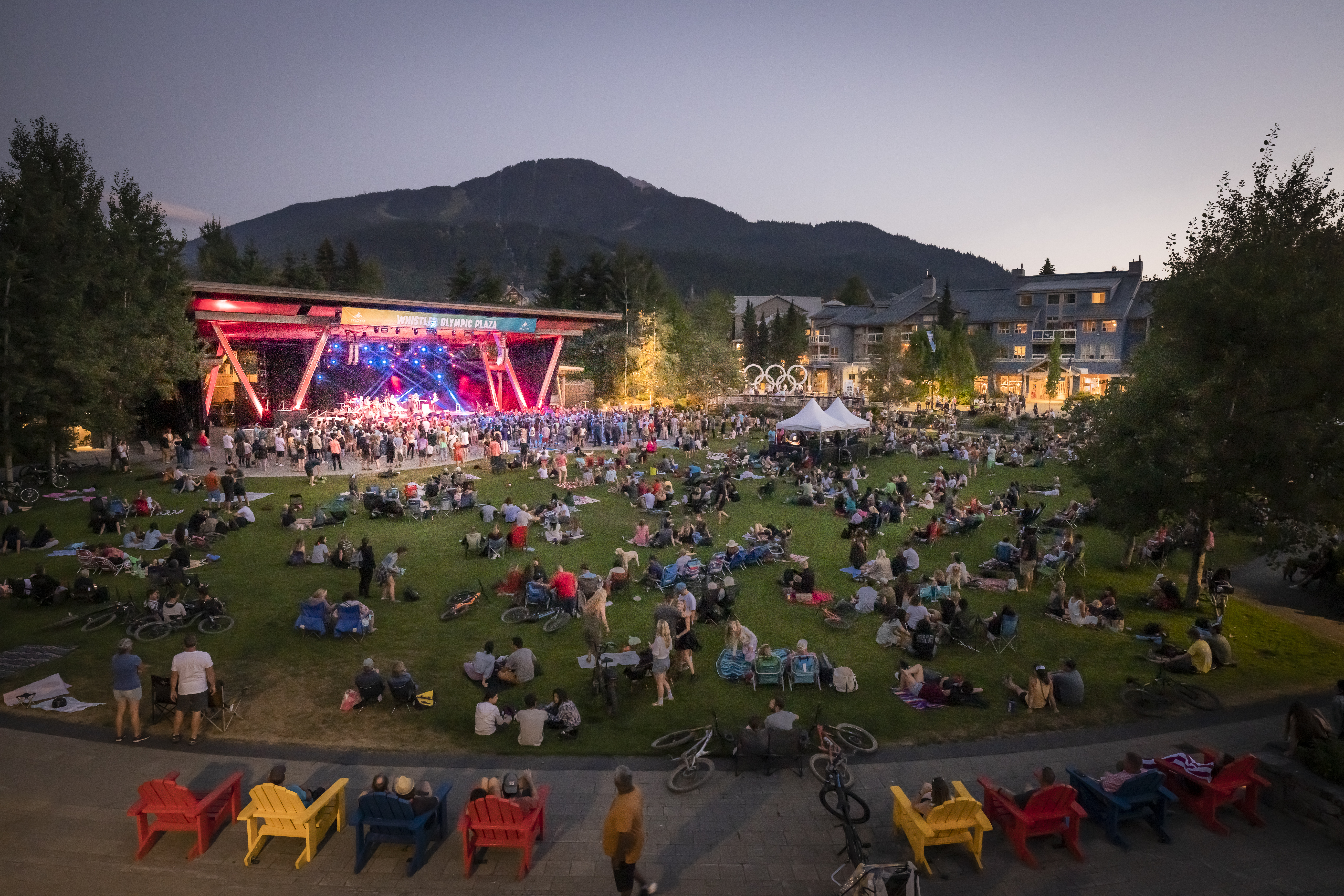 A concert in Whistler
