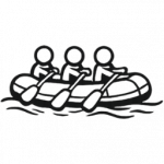 Rafting travel insurance icon